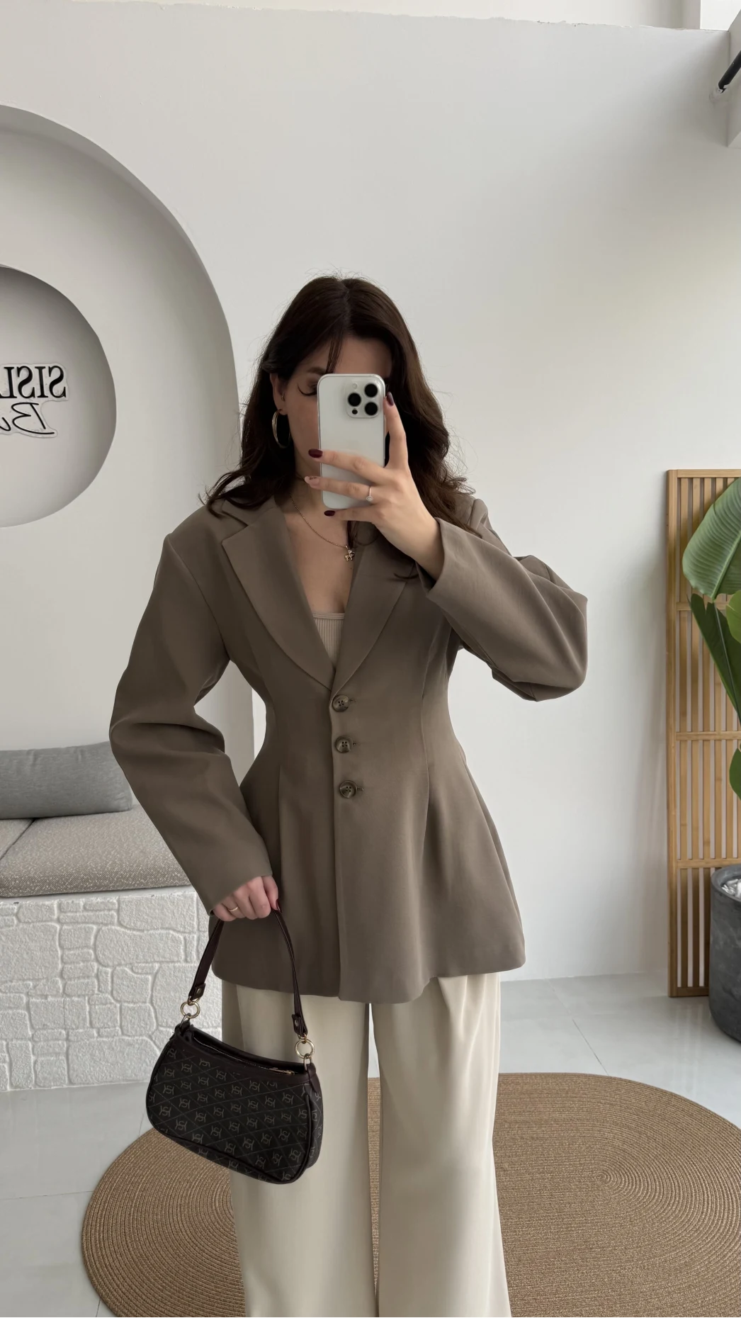 Noah Pile Detay Ceket - Haki - Kod: 7667