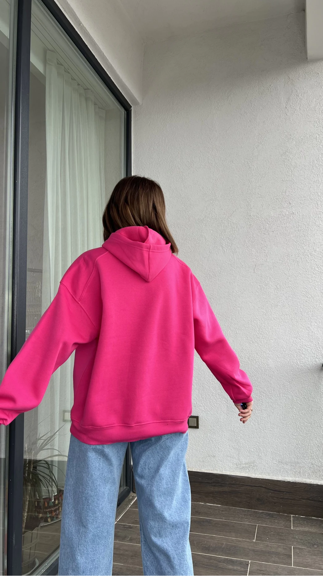 OBB Pembe 3 İplik İçi Polarlı Sweat