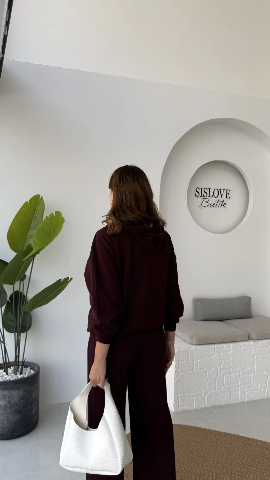 Oriana Ceket Pantolon Takım - Mürdüm - Kod: 7027-4028