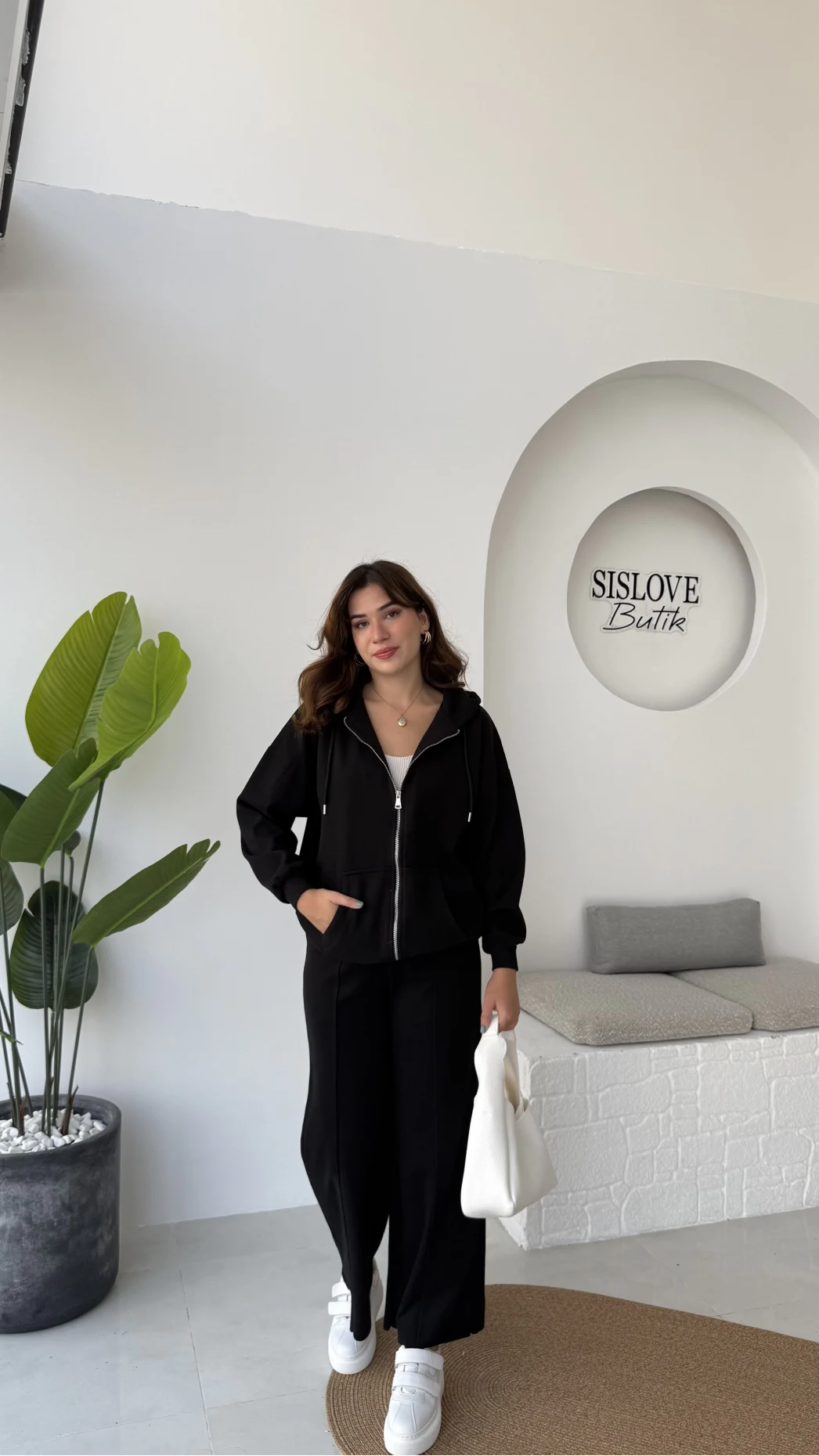 Oriana Ceket Pantolon Takım - Siyah - Kod: 7027-4028