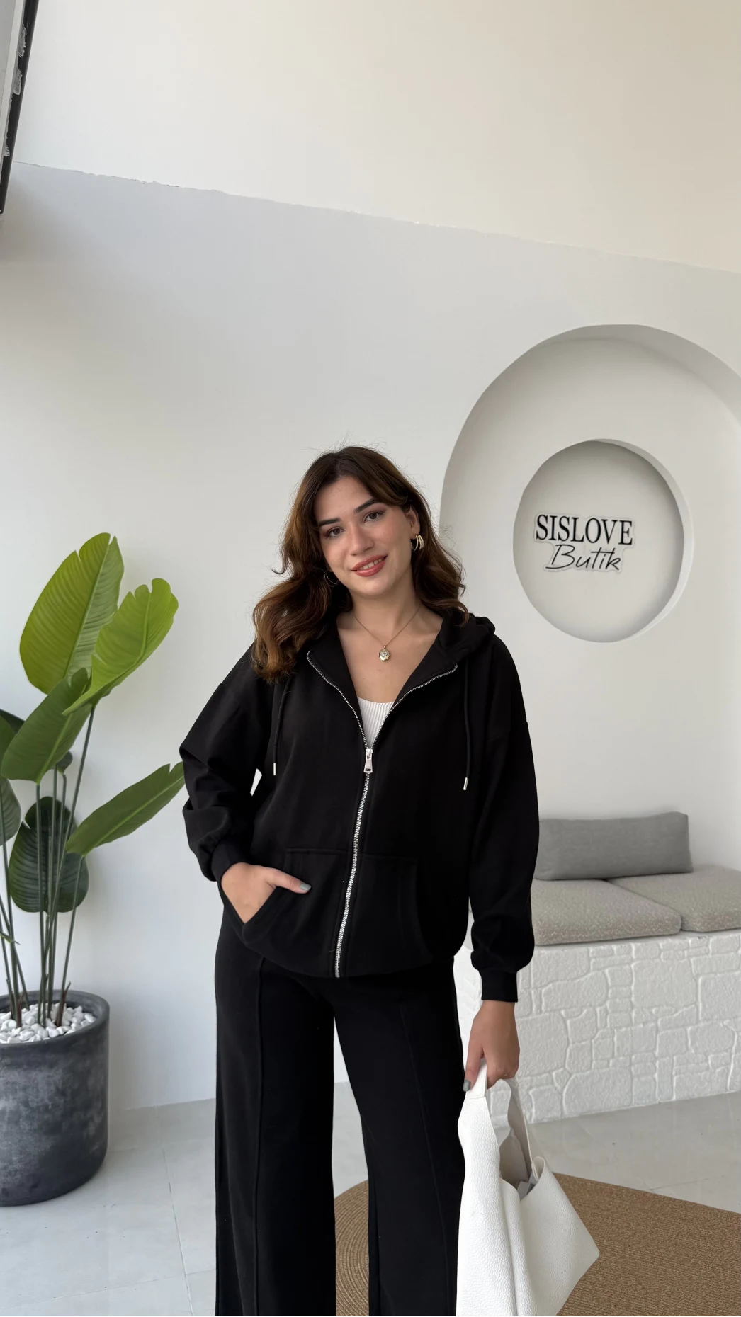 Oriana Ceket Pantolon Takım - Siyah - Kod: 7027-4028