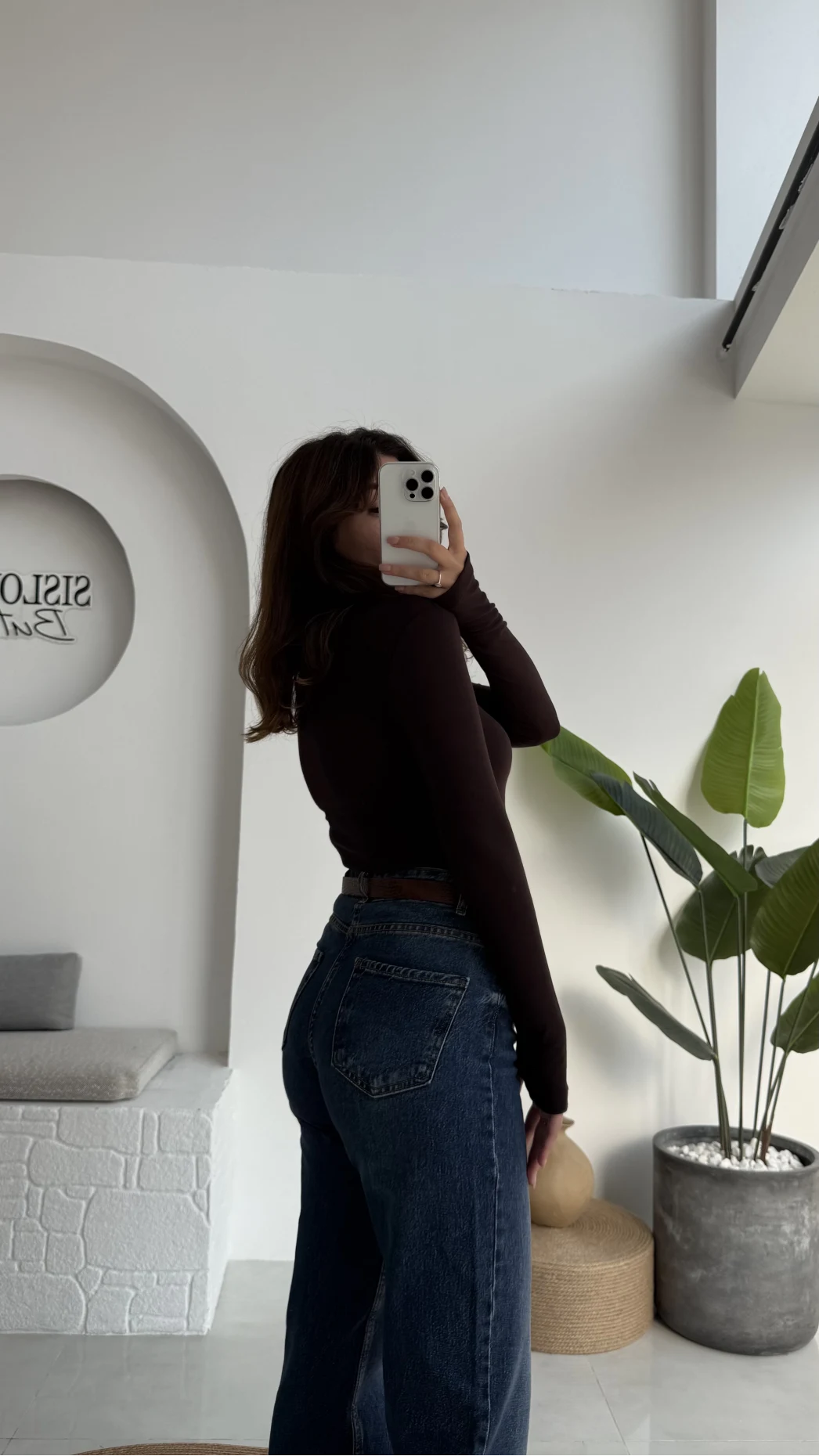 Oys Acı Kahve Parmak Geçmeli Body