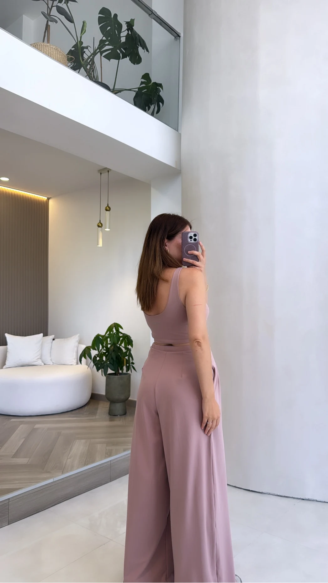 Oys Crop Takım - Gül Kurusu - Kod: 4122
