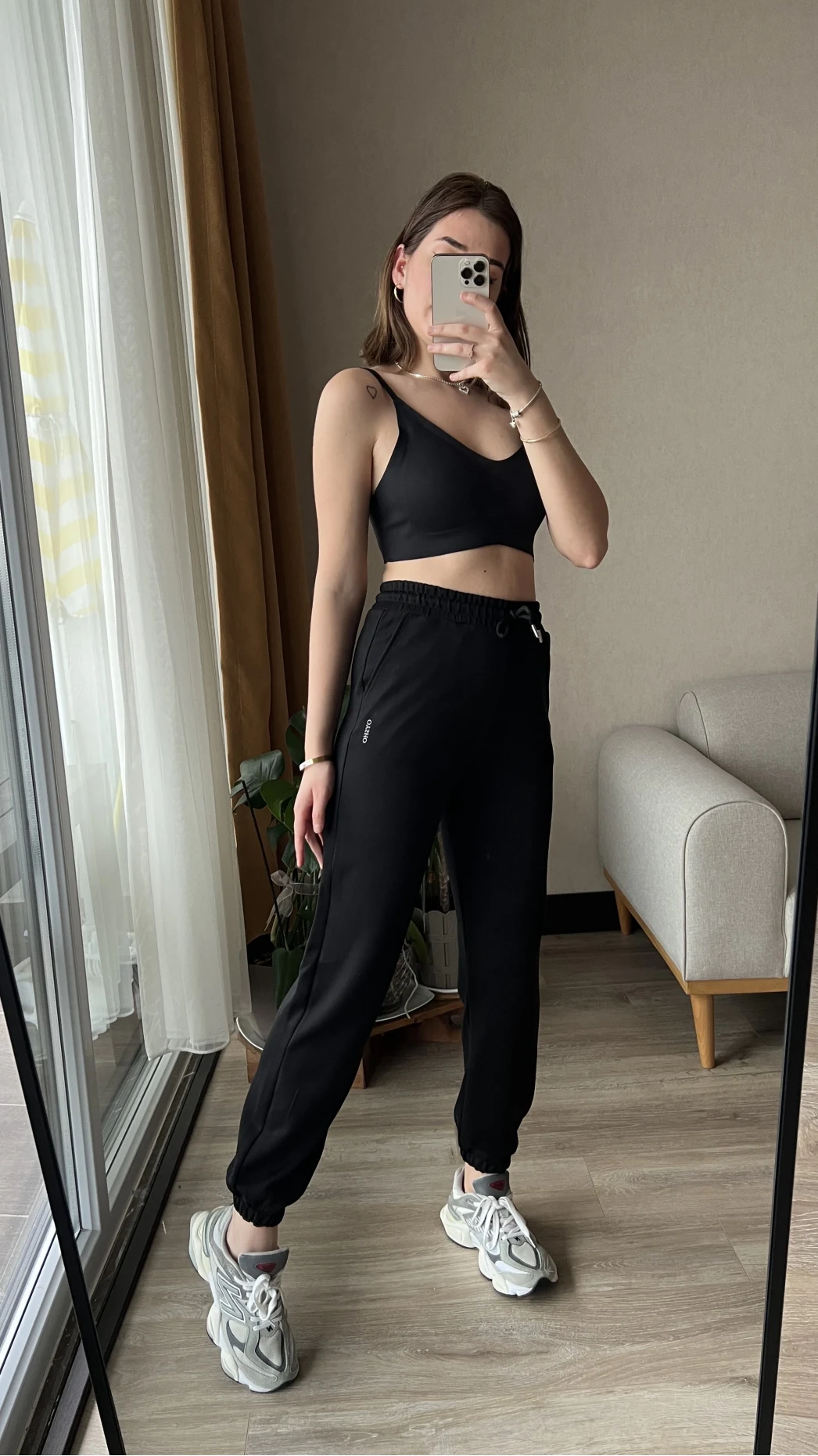 Oys Modal Siyah Eşofman Altı