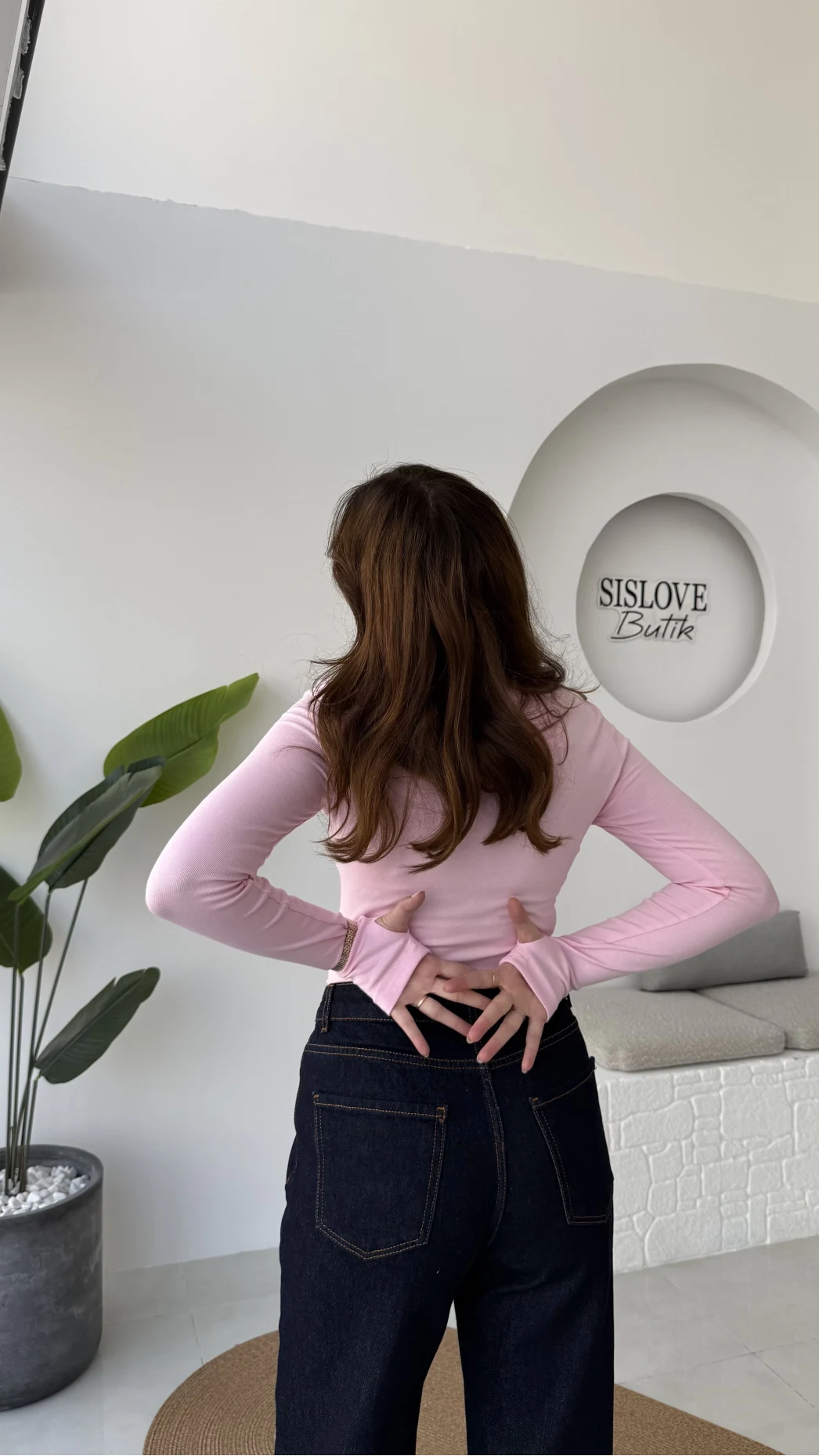 Oys Pembe Parmak Geçmeli Body