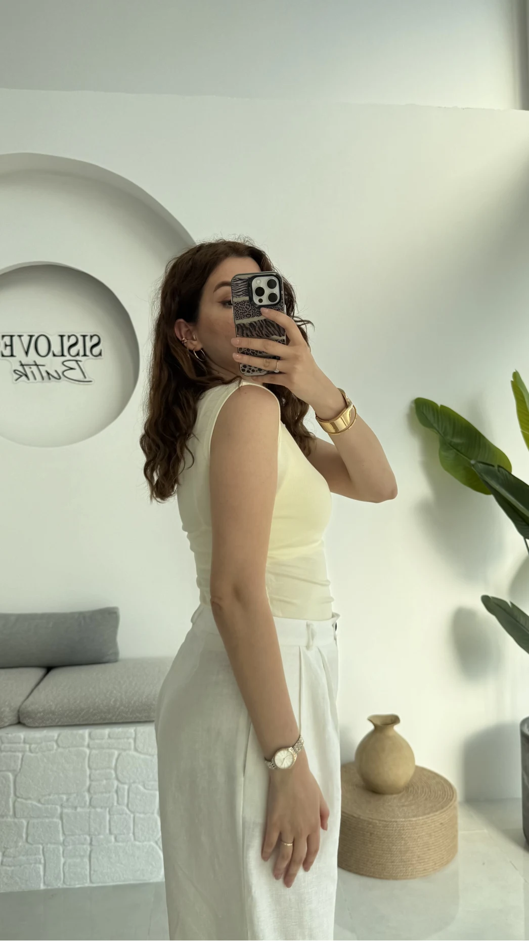 Oys Sıfır Kol Kayık Yaka Sarı