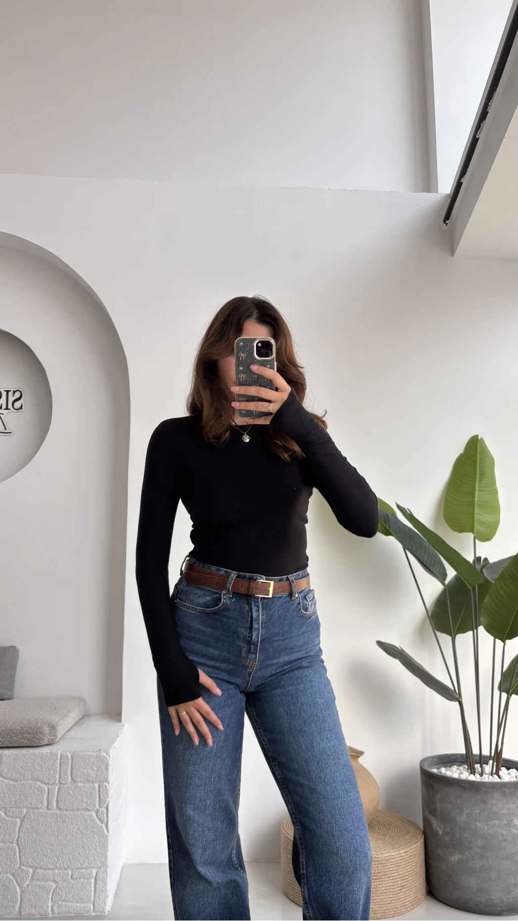 Oys Siyah Parmak Geçmeli Body