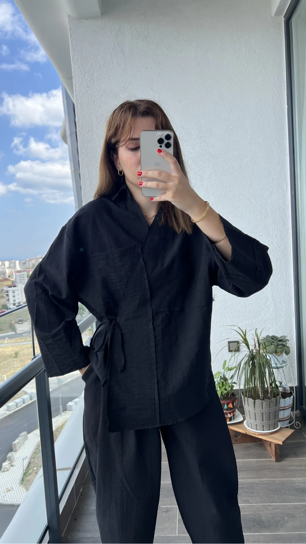 Özel Tasarım Kimono Şalvar Takım