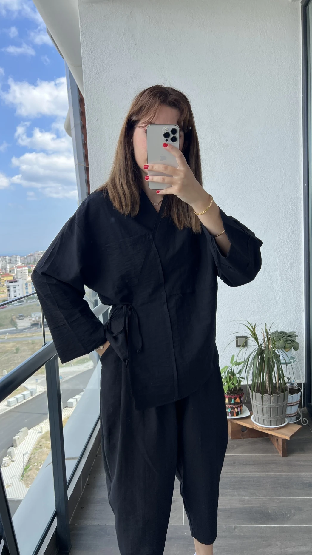 Özel Tasarım Kimono Şalvar Takım