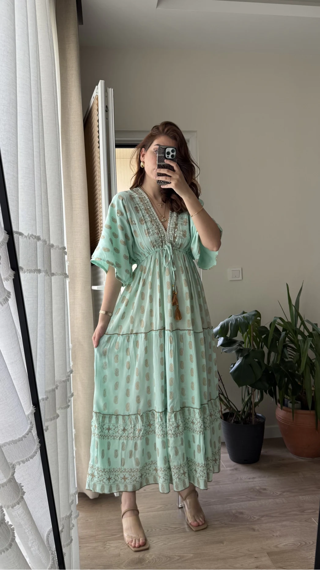 Özel Tasarım - Su Yeşili Elbise