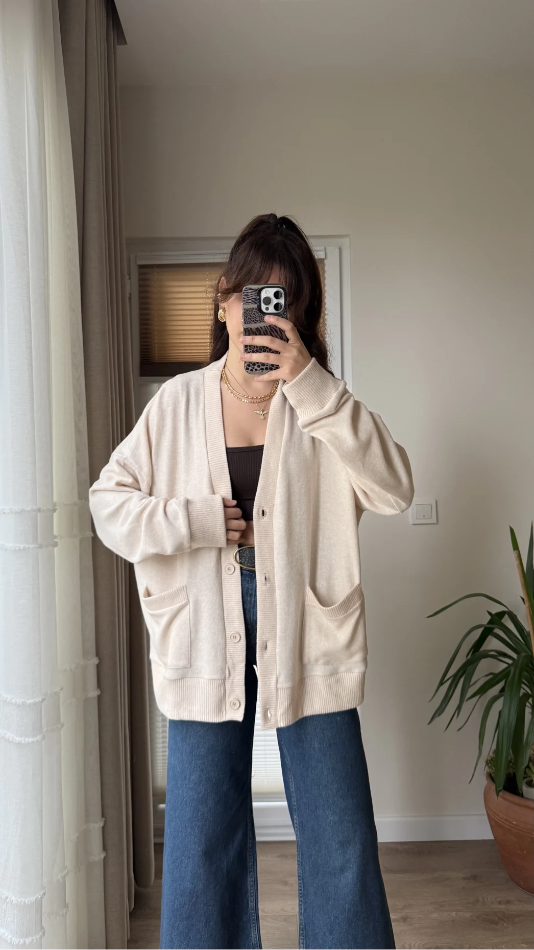 Pamuk Kumaş Melanj Hırka (1782)