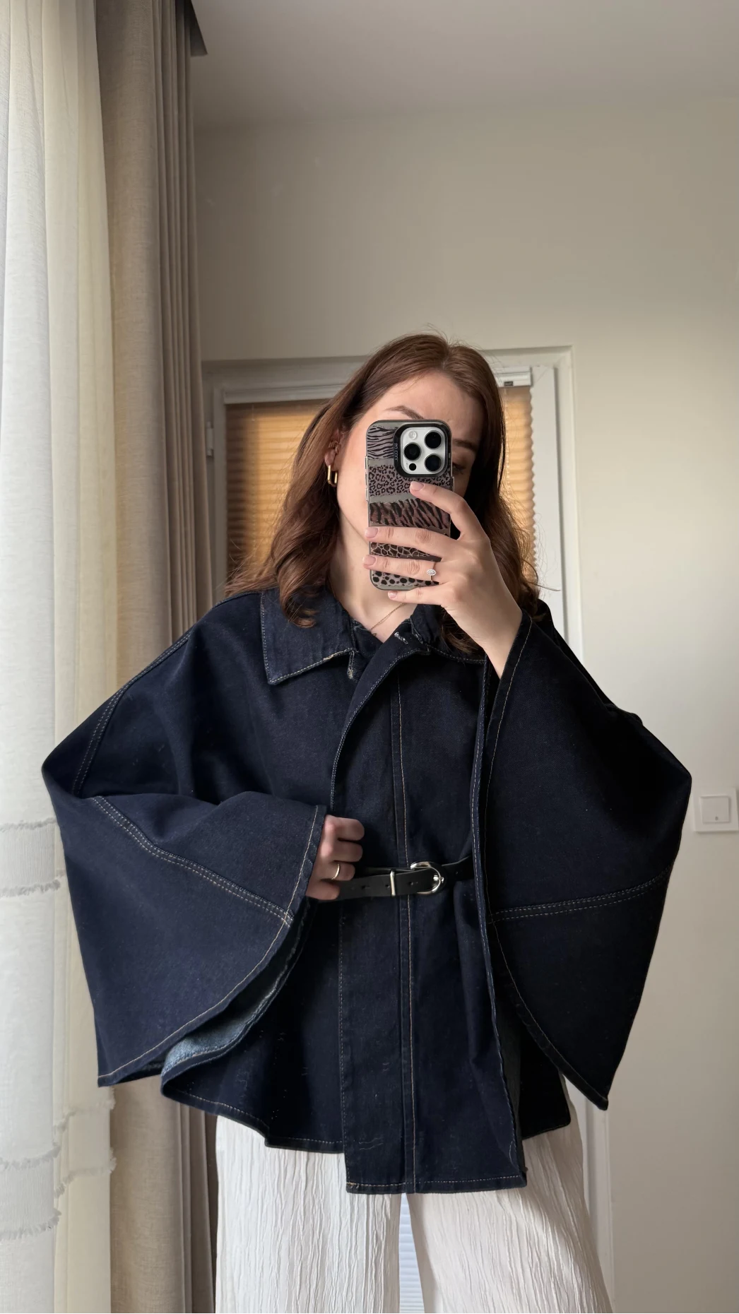 Panço Kot Koyu Mavi Kemerli