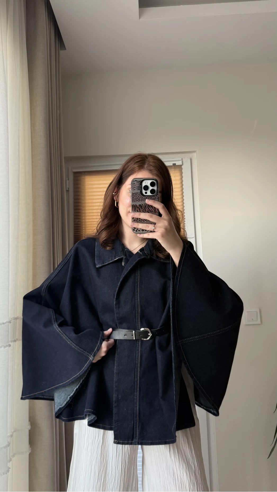 Panço Kot Koyu Mavi Kemerli