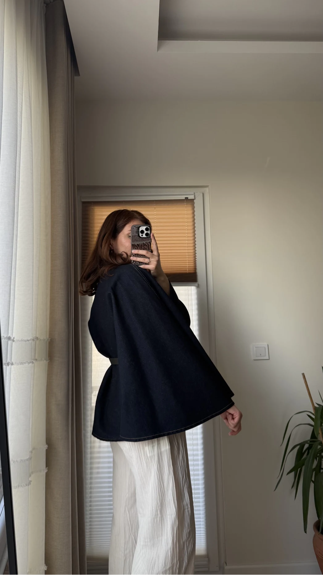 Panço Kot Koyu Mavi Kemerli