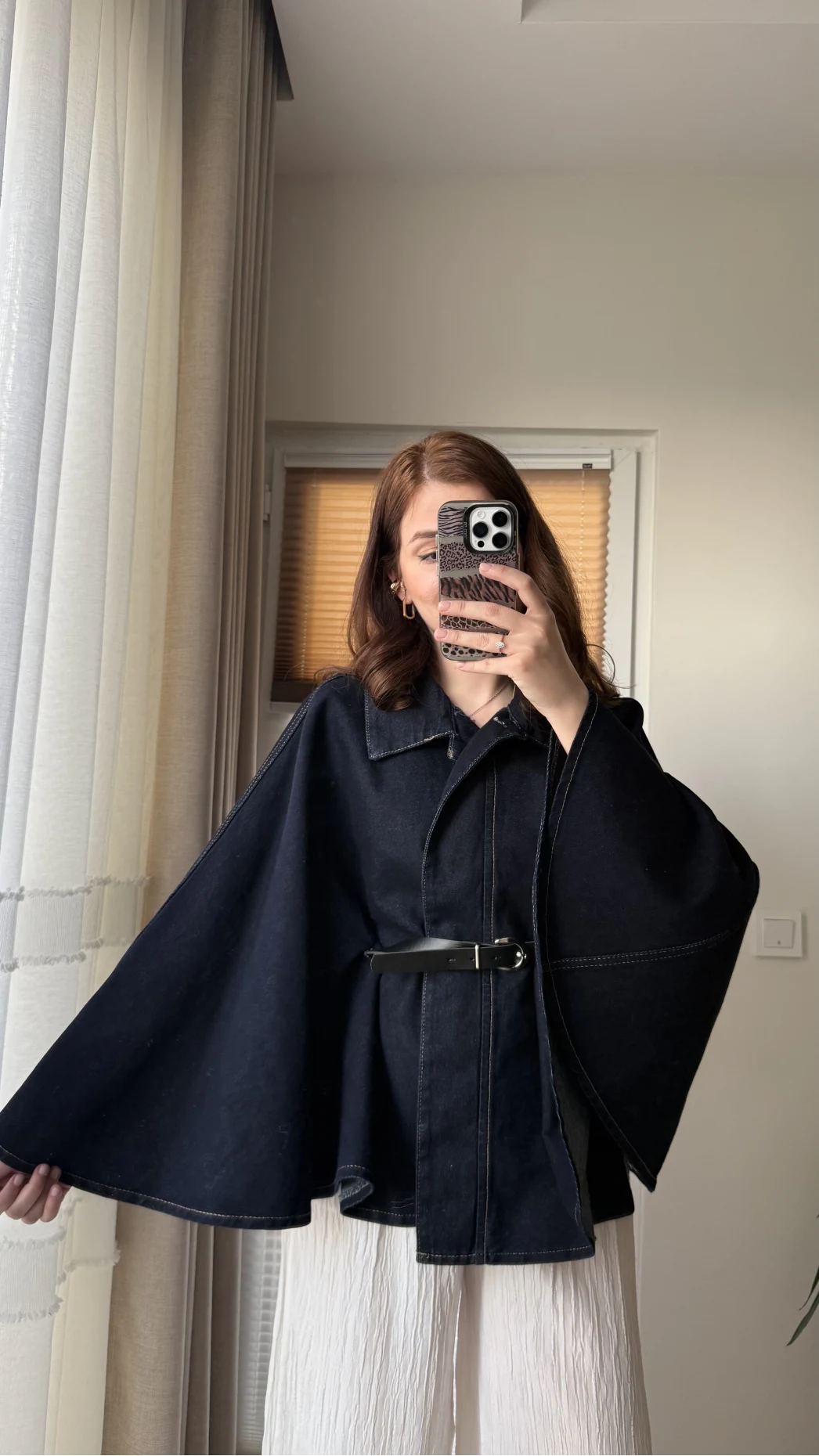 Panço Kot Koyu Mavi Kemerli