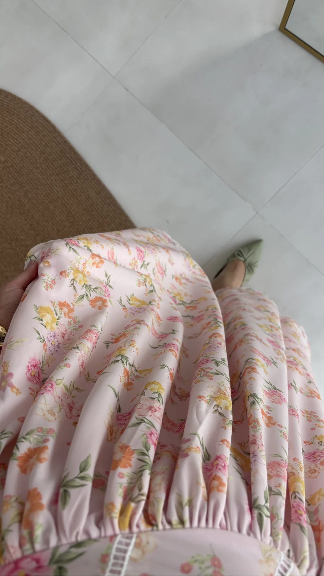 Paris Korse Detay Elbise - Pembe - 00673