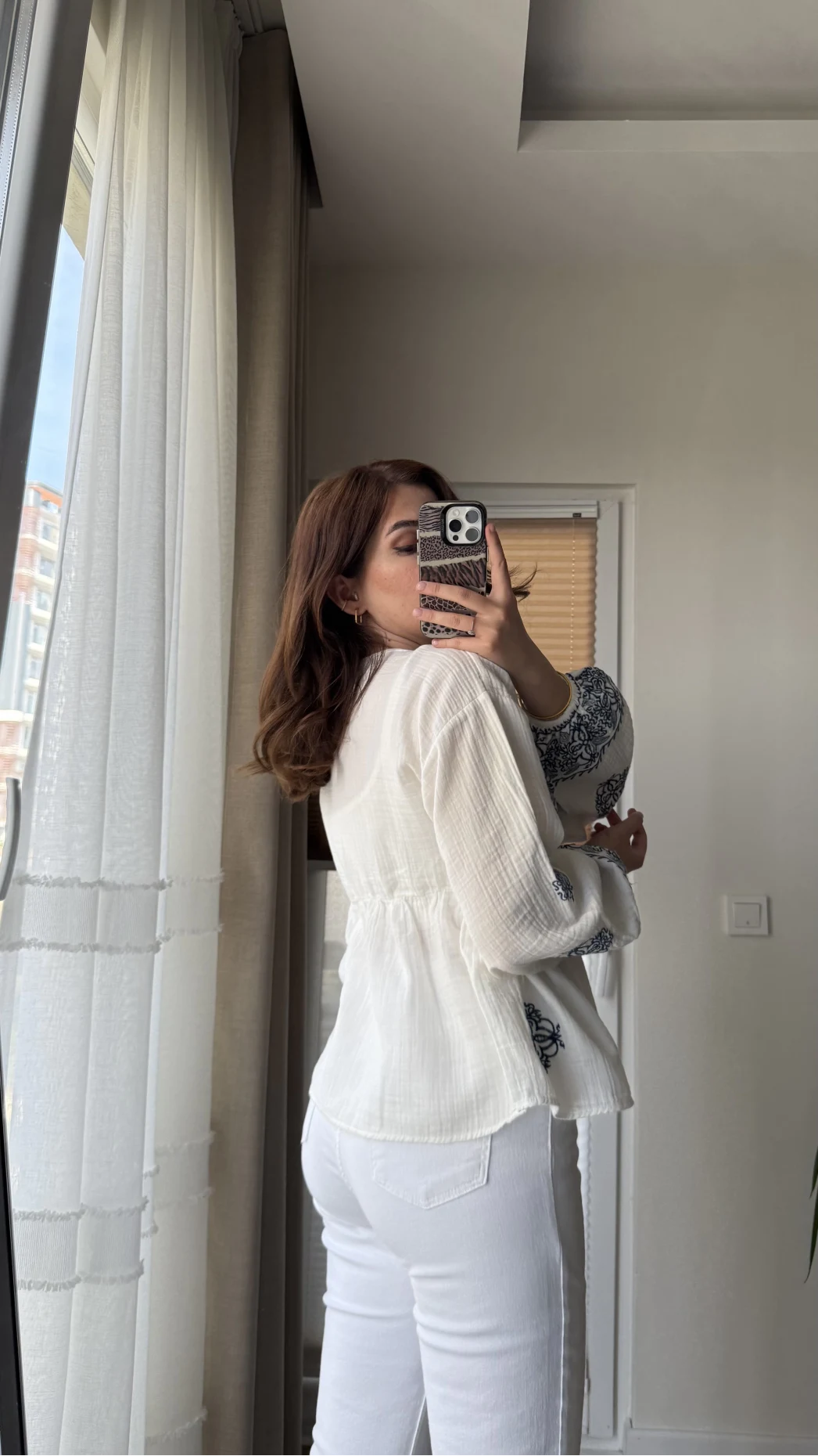 Parla Nakışlı Bluz - 1006