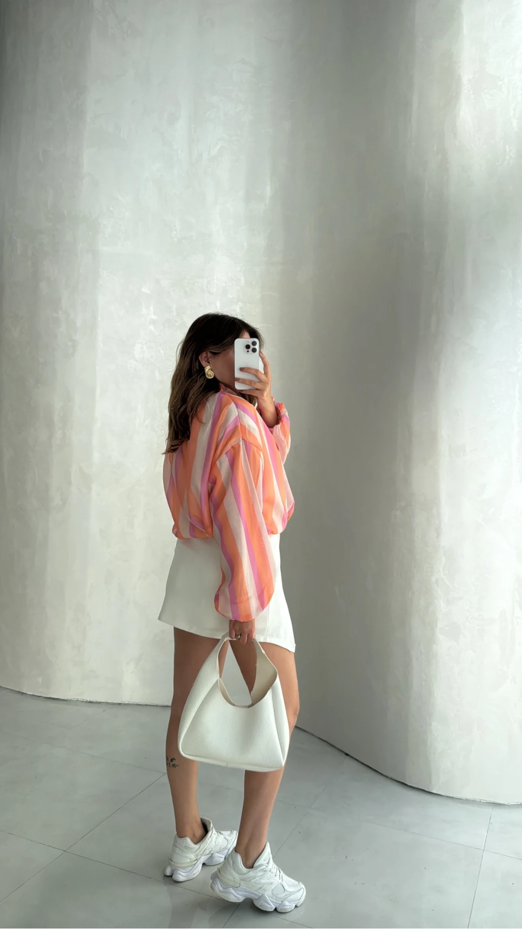Pastel Çizgili Bomber Ceket - Kod: 4178