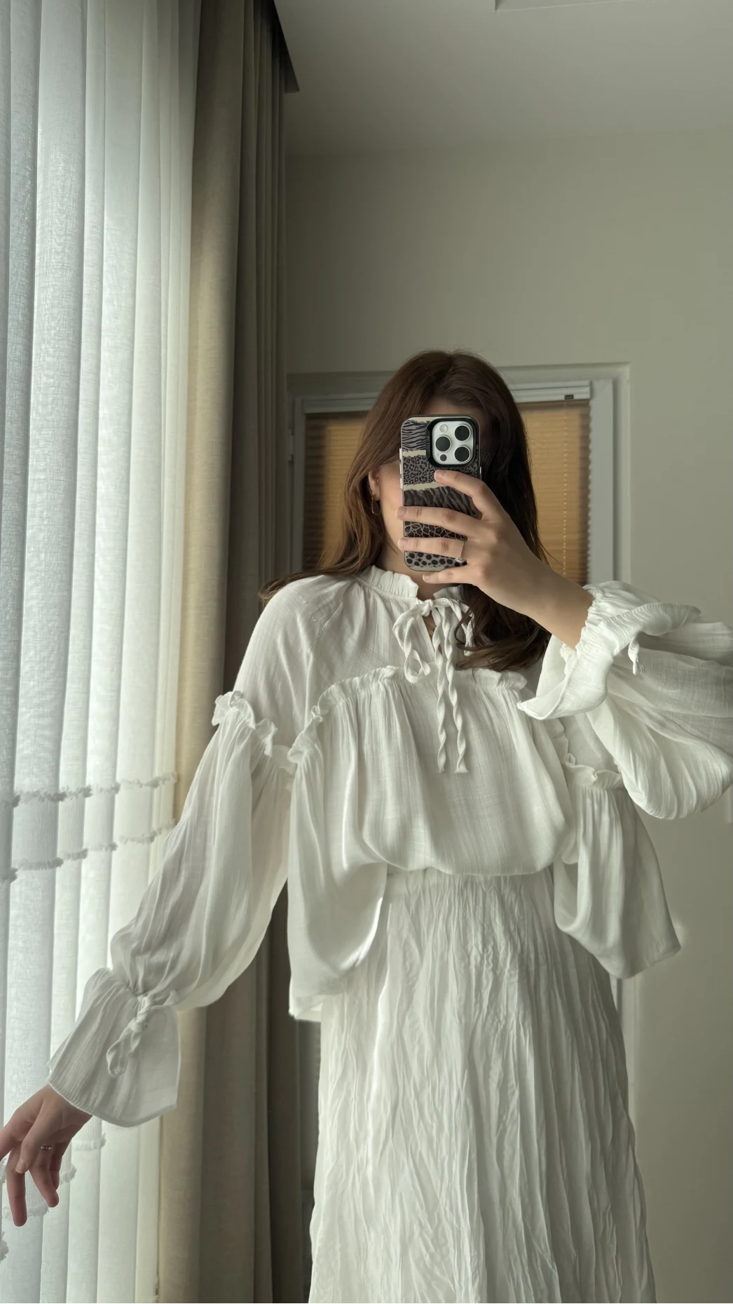 Peri Magic Serisi Özel Tasarım Bluz Beyaz