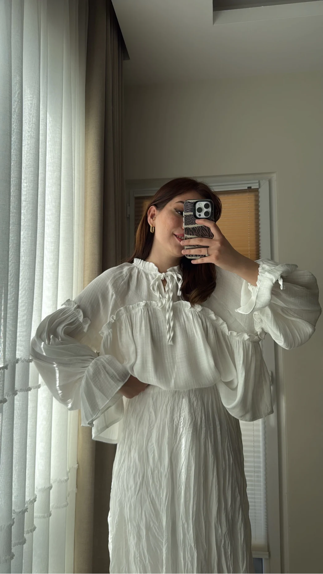 Peri Magic Serisi Özel Tasarım Bluz Beyaz