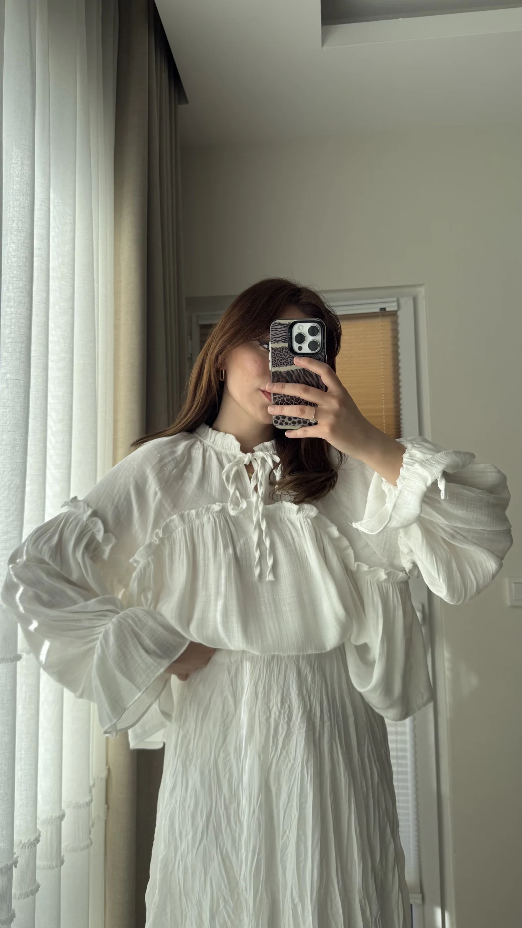 Peri Magic Serisi Özel Tasarım Bluz Beyaz