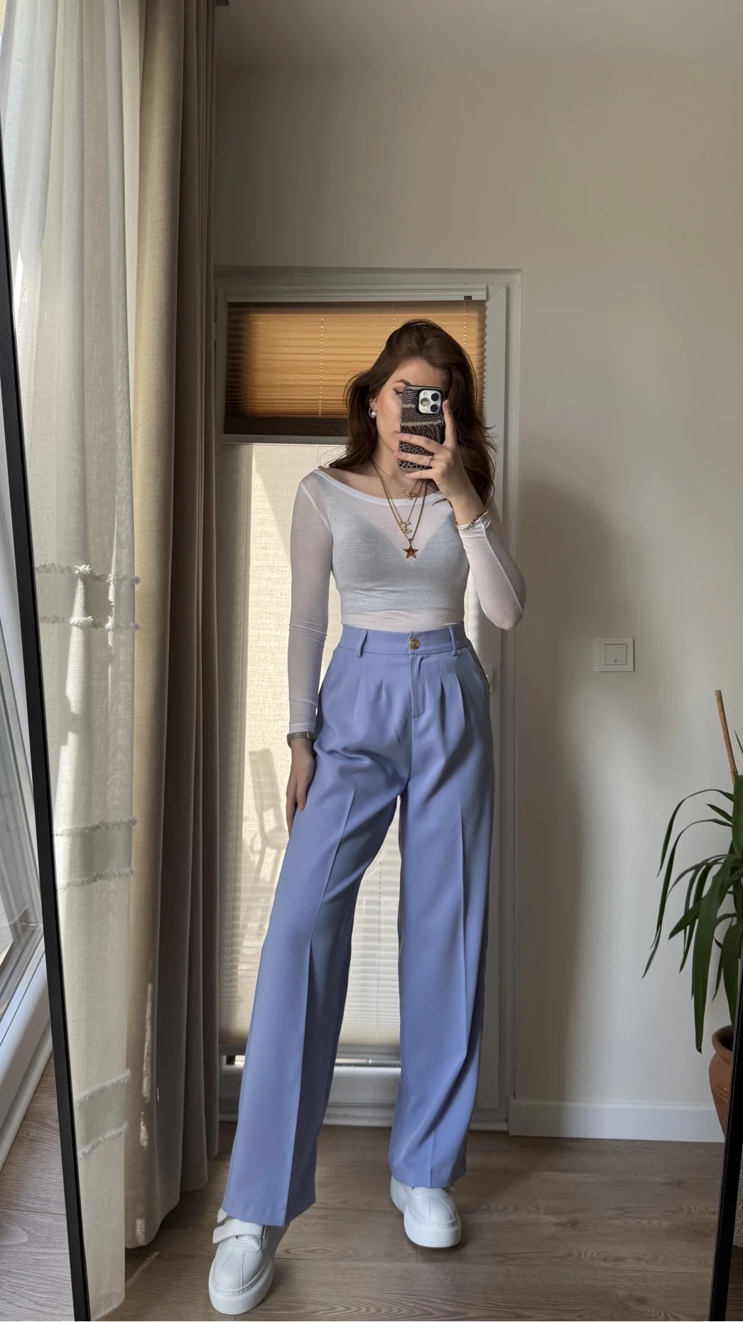 Pinata Pileli Palazzo Pantolon- Bebe Mavisi