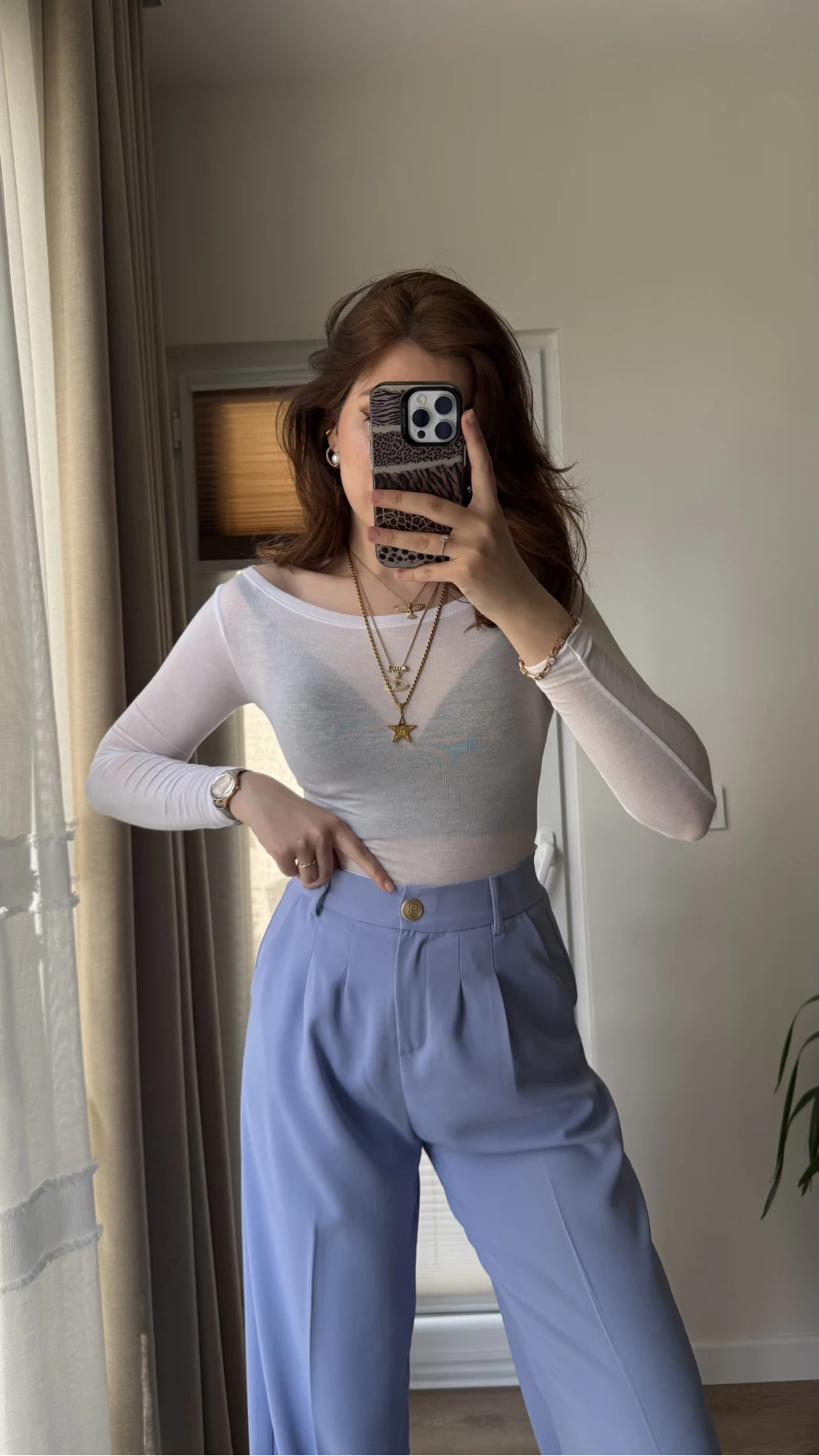 Pinata Pileli Palazzo Pantolon- Bebe Mavisi