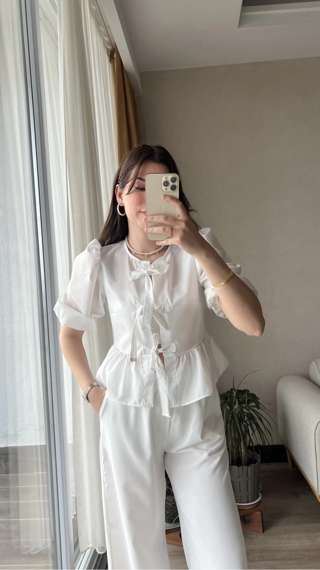 Pinella Beyaz Gömlek