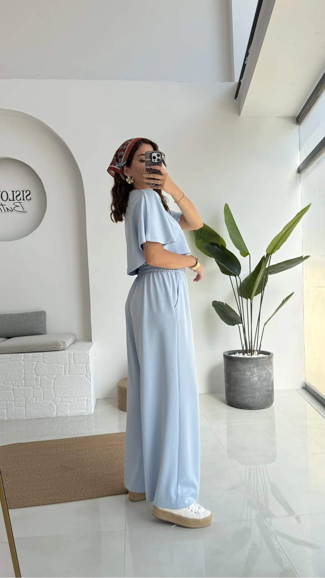 Pinky Yarasa Kol Eşofman Takımı - Mavi