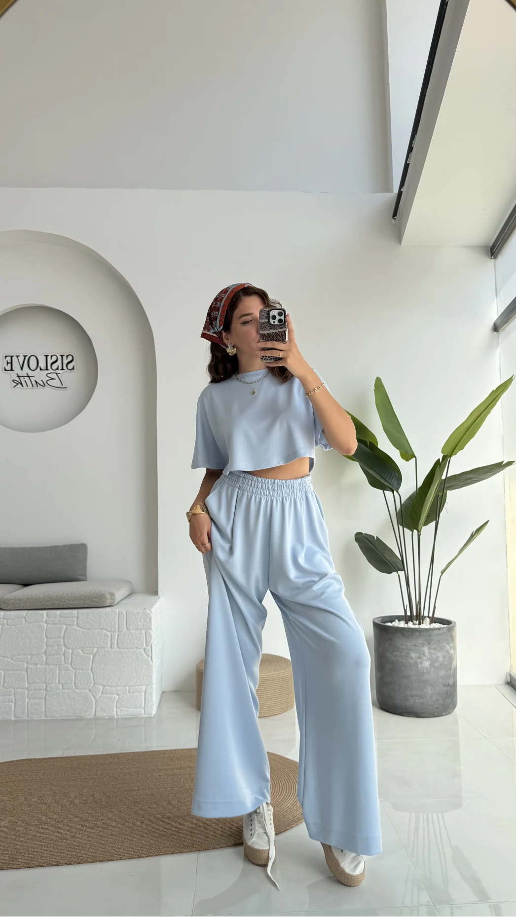 Pinky Yarasa Kol Eşofman Takımı - Mavi