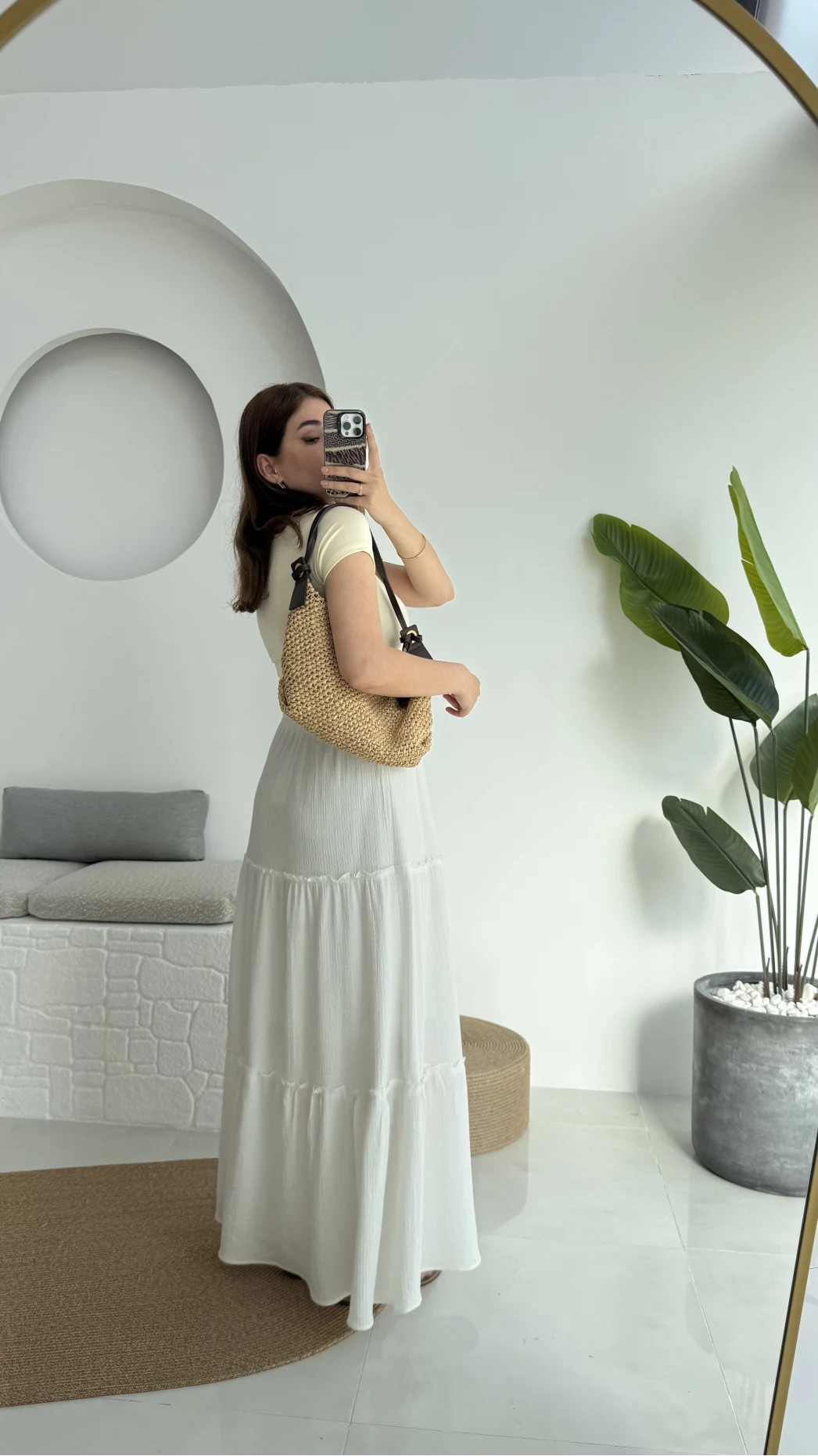 Pinterst Etek Astarlı Beyaz