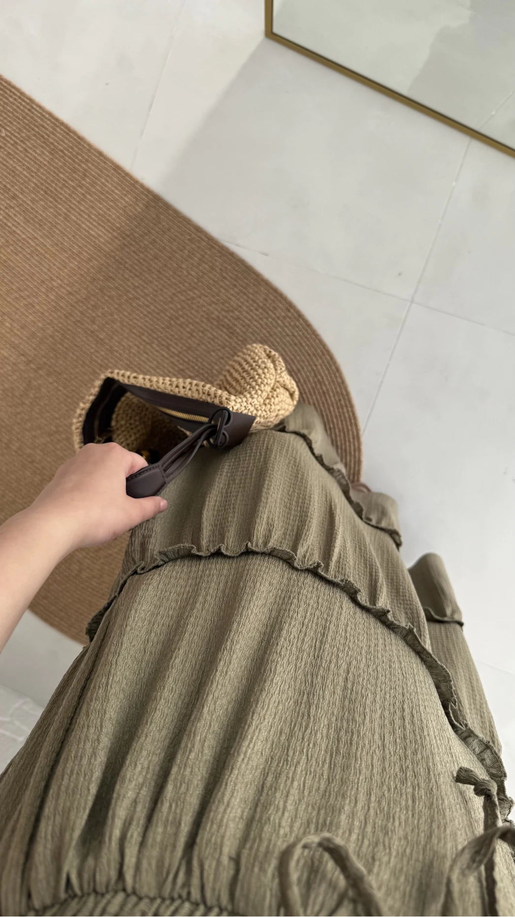 Pinterst Etek Astarlı Haki