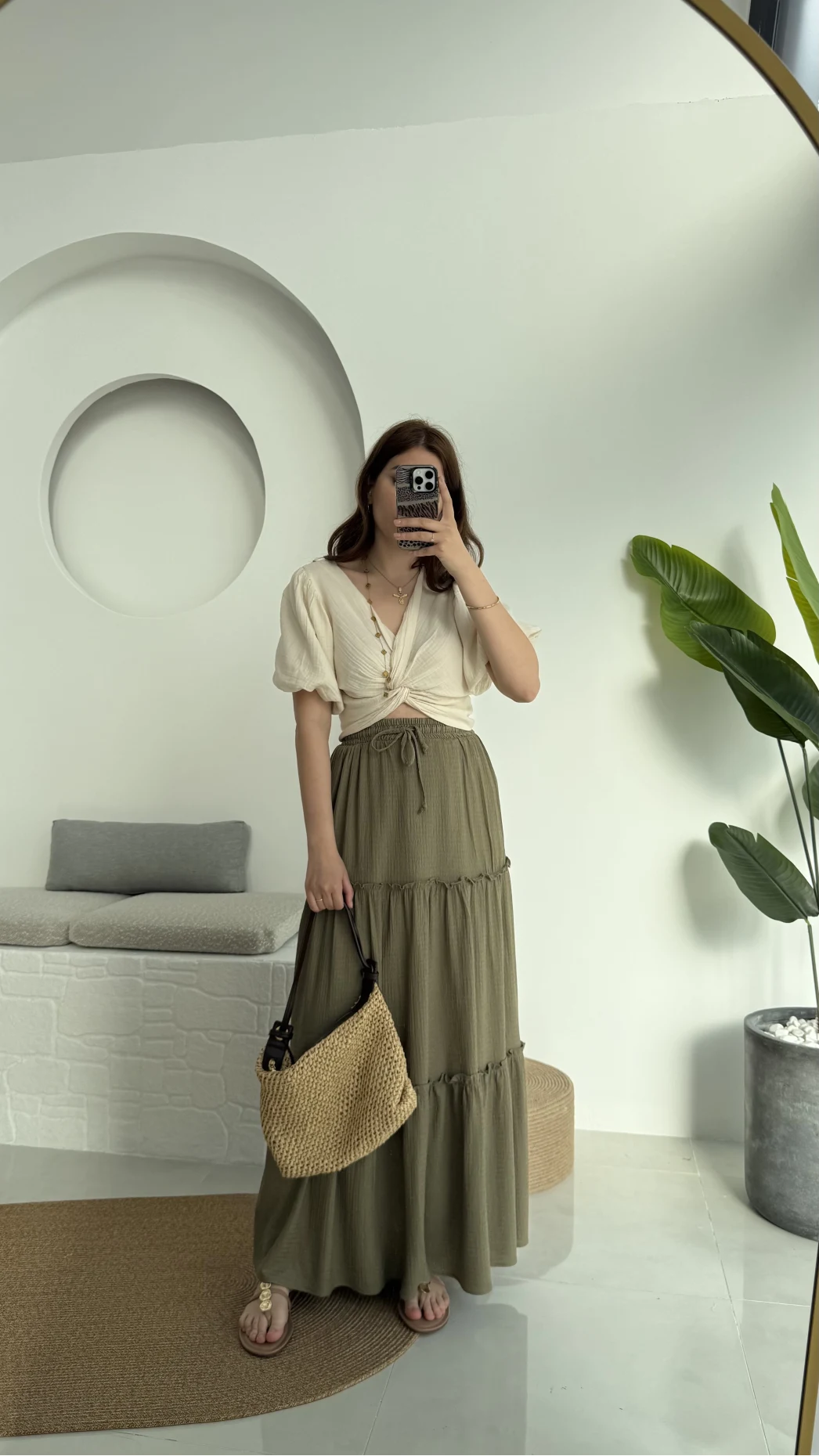 Pinterst Etek Astarlı Haki