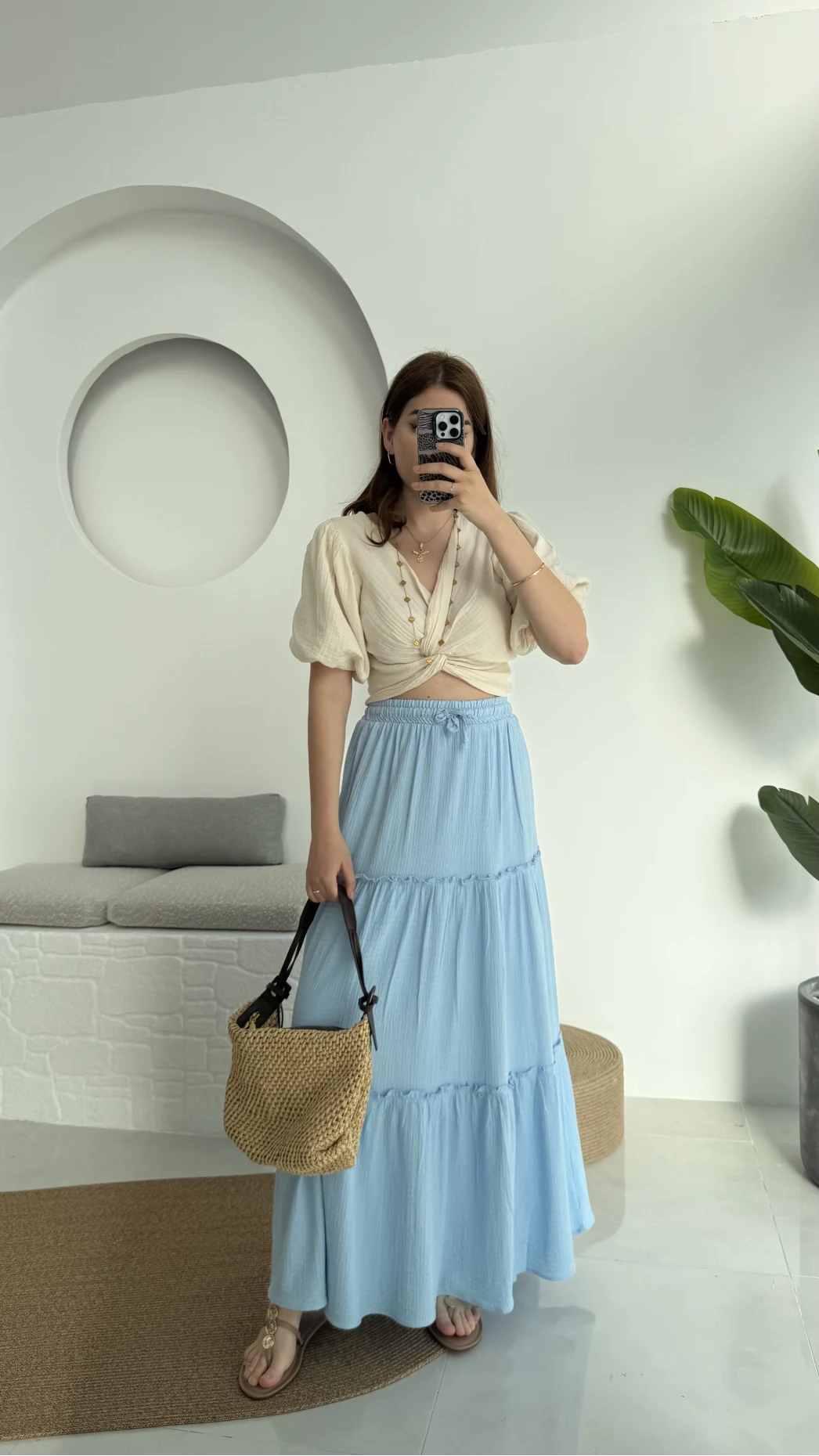 Pinterst Etek Astarlı Mavi