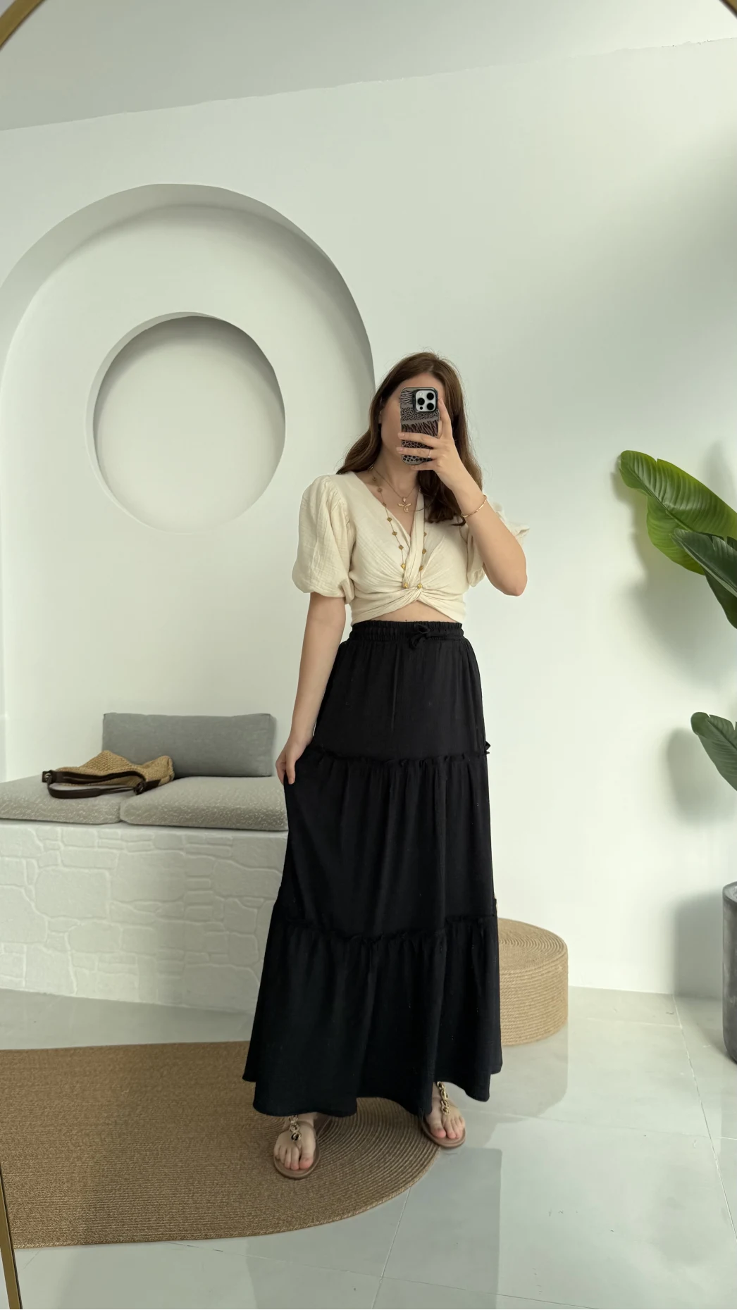 Pinterst Etek Astarlı Siyah