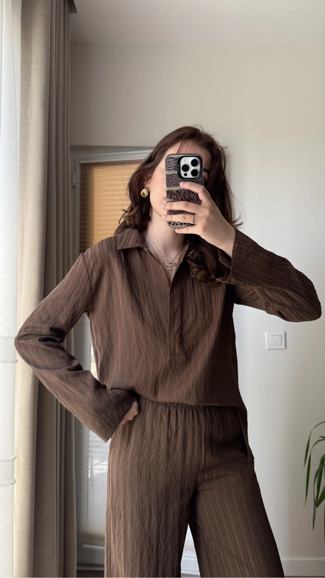 Polo Yaka Takım Acı Kahve (6016)