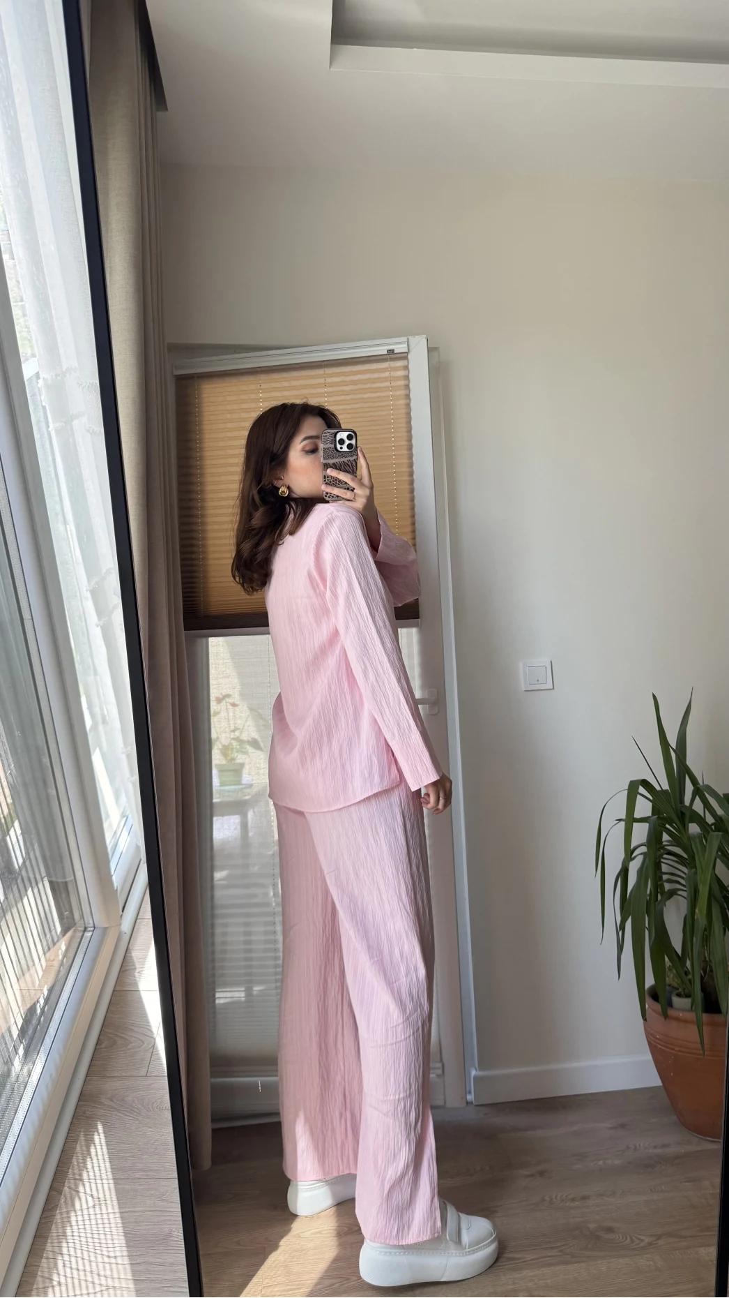 Polo Yaka Takım Pembe (6016)