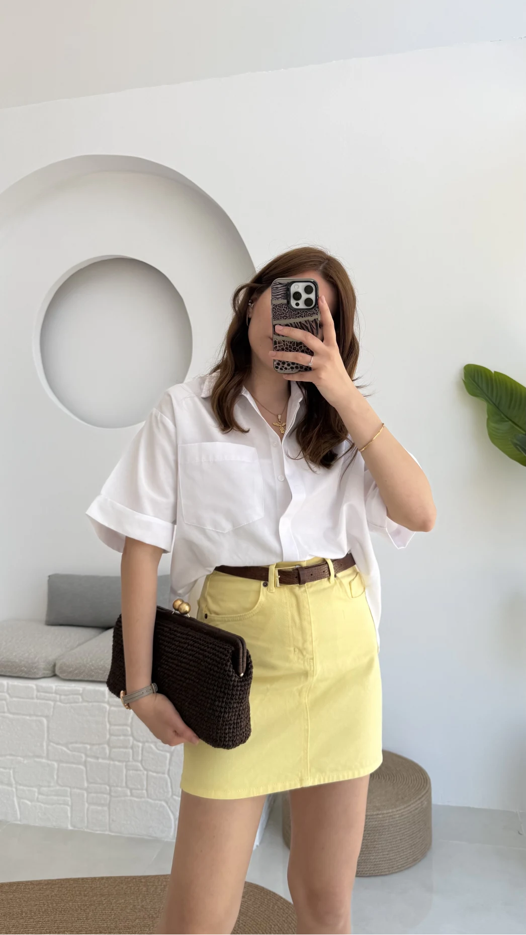 Poplin Kumaş Gömlek Beyaz - 2093