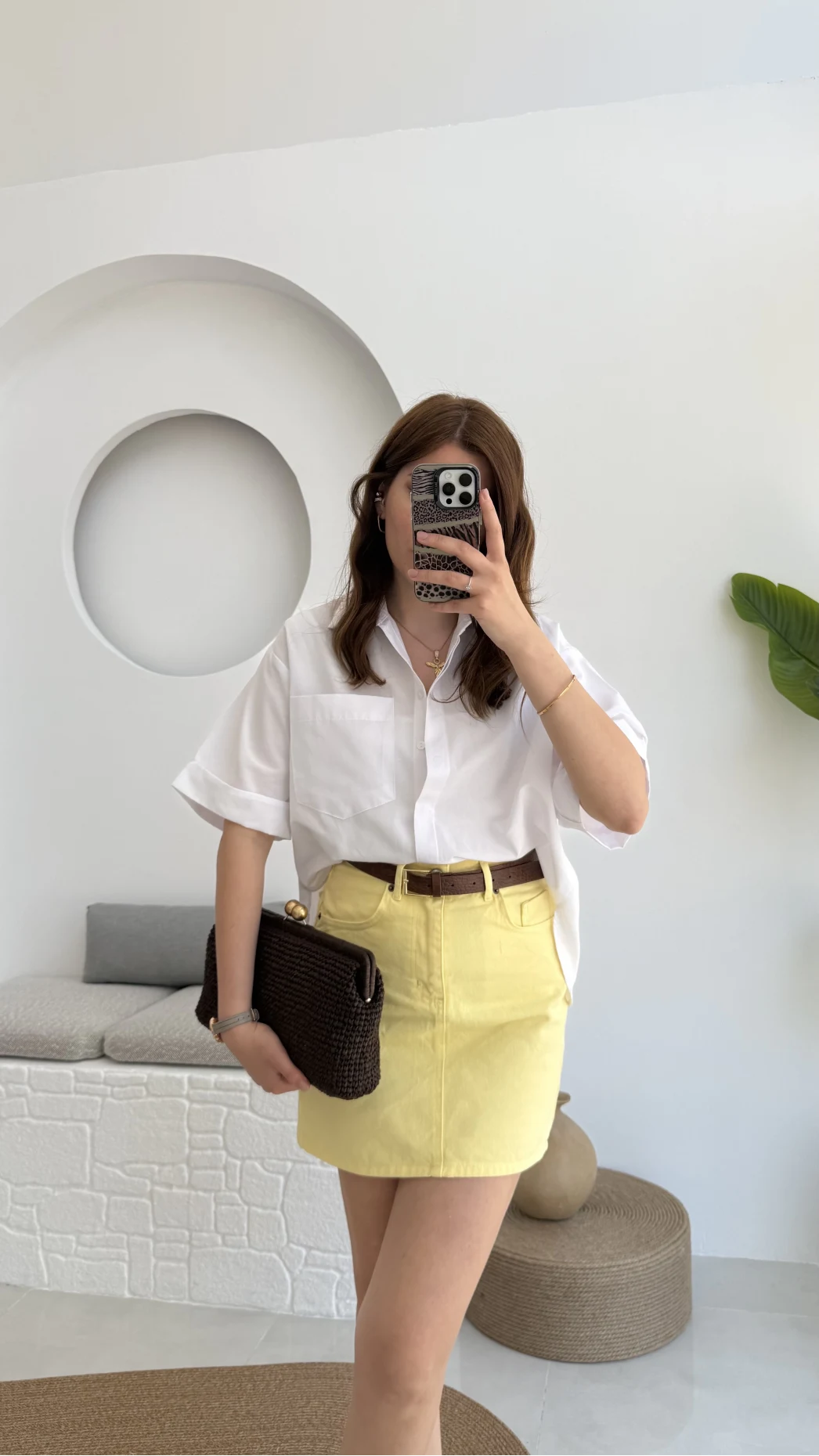 Poplin Kumaş Gömlek Beyaz - 2093