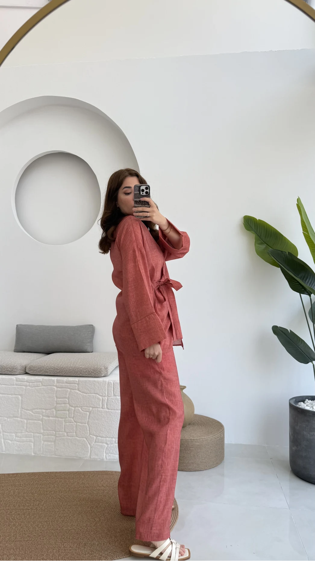 Portion Tensel Kimono Takım Kiremit
