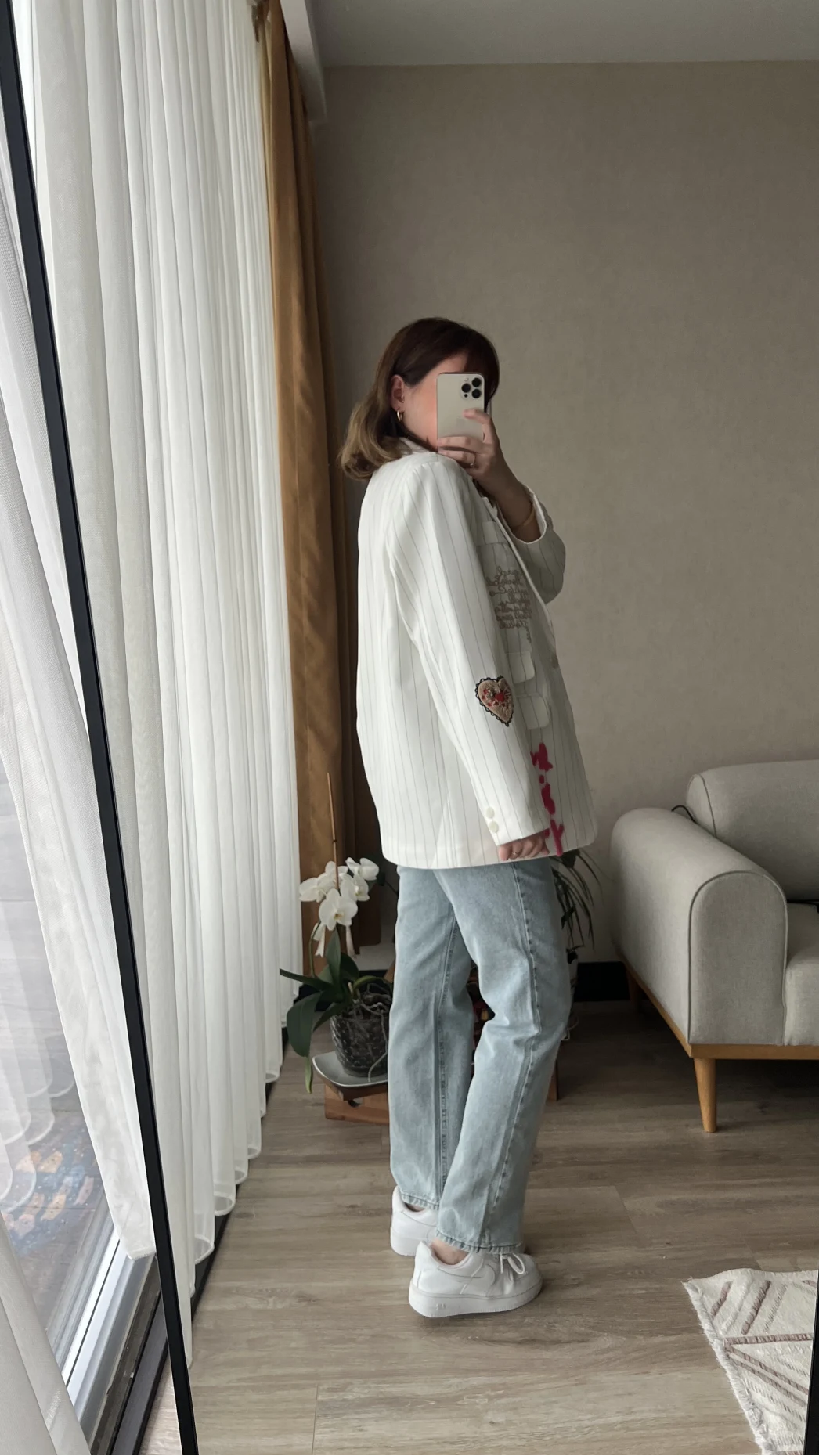 Premium Blazer Nakış Detay Ceket