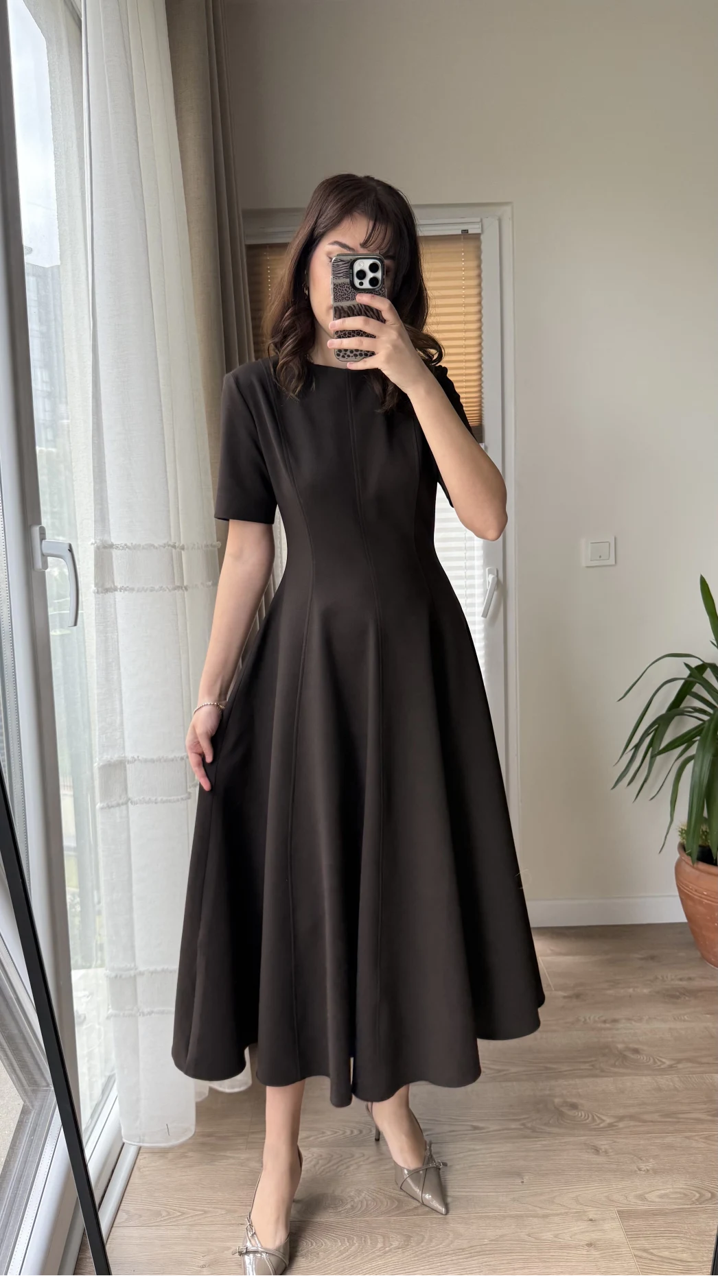 Premium Elbise Acı Kahve