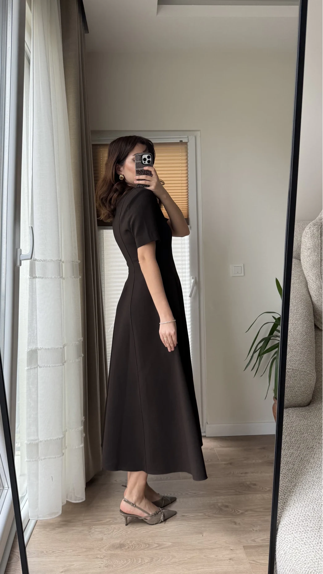 Premium Elbise Acı Kahve