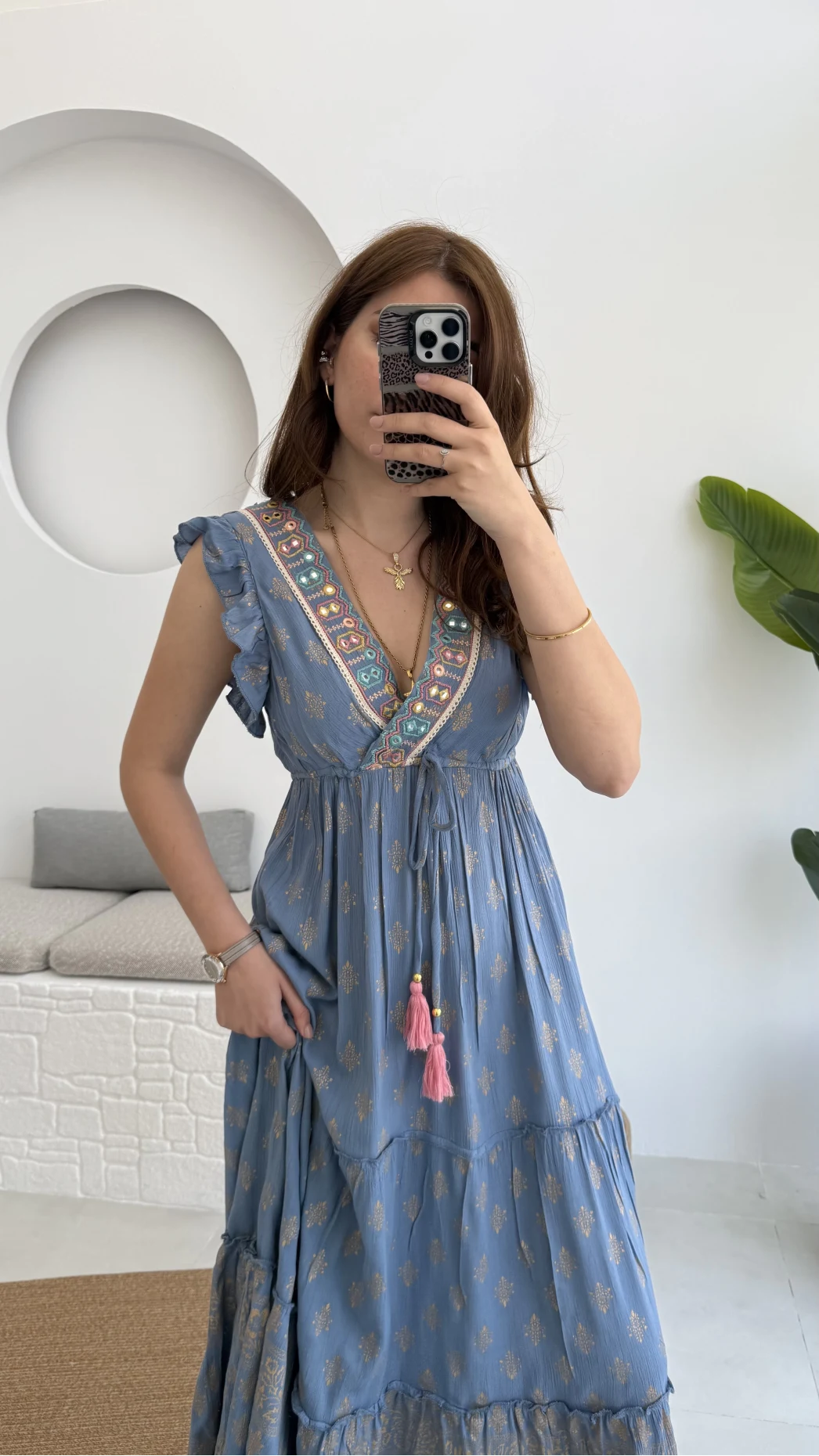 Premium Rob Elbise İndigo