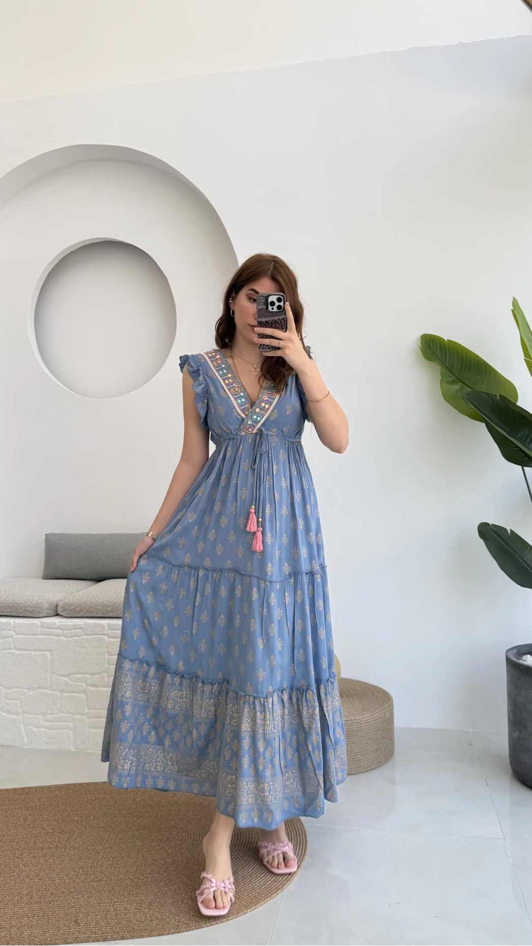 Premium Rob Elbise İndigo