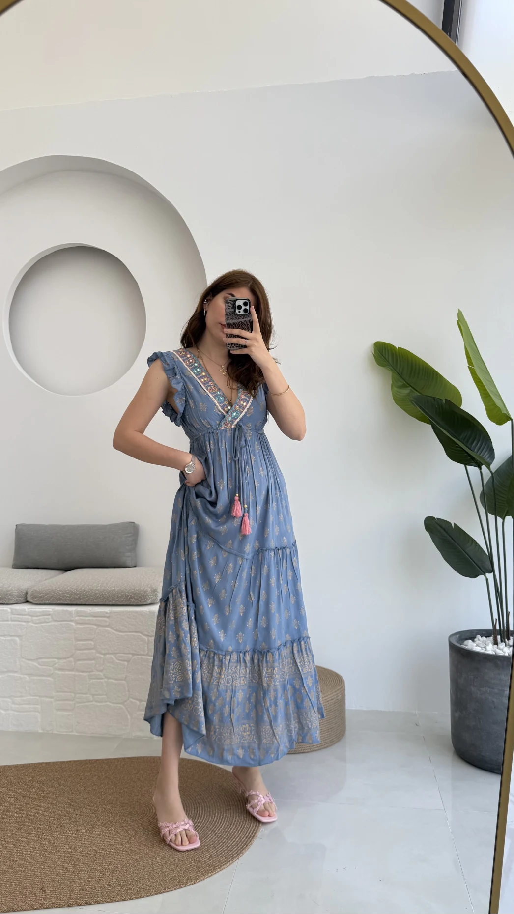 Premium Rob Elbise İndigo