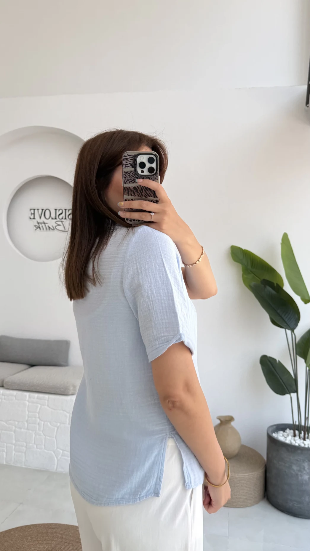 Puf Gömlek-2104-Bebe Mavisi