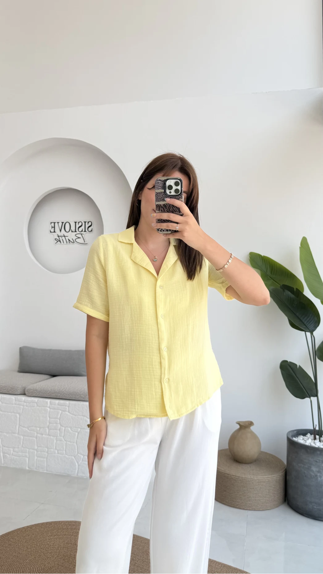 Puf Gömlek-2104-Sarı