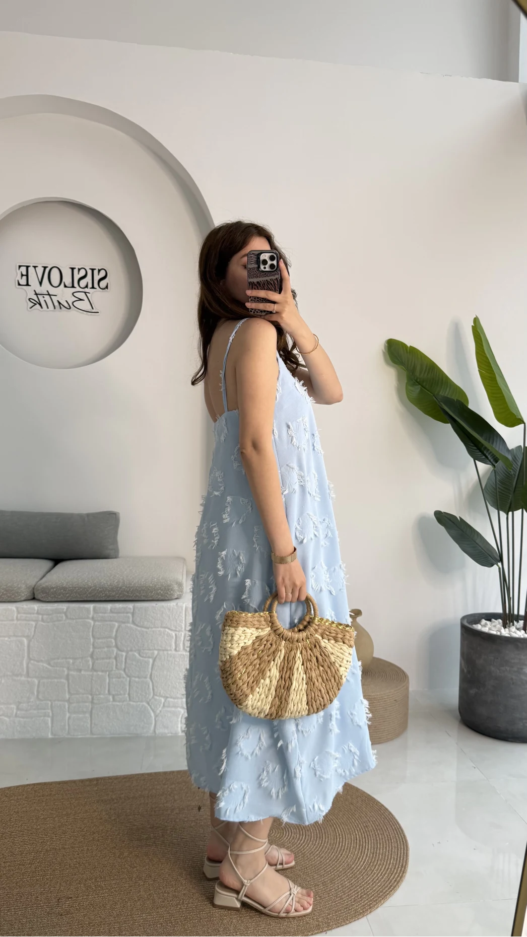 ELBİSE Püskül Elbise - Bebe Mavisi - 3060