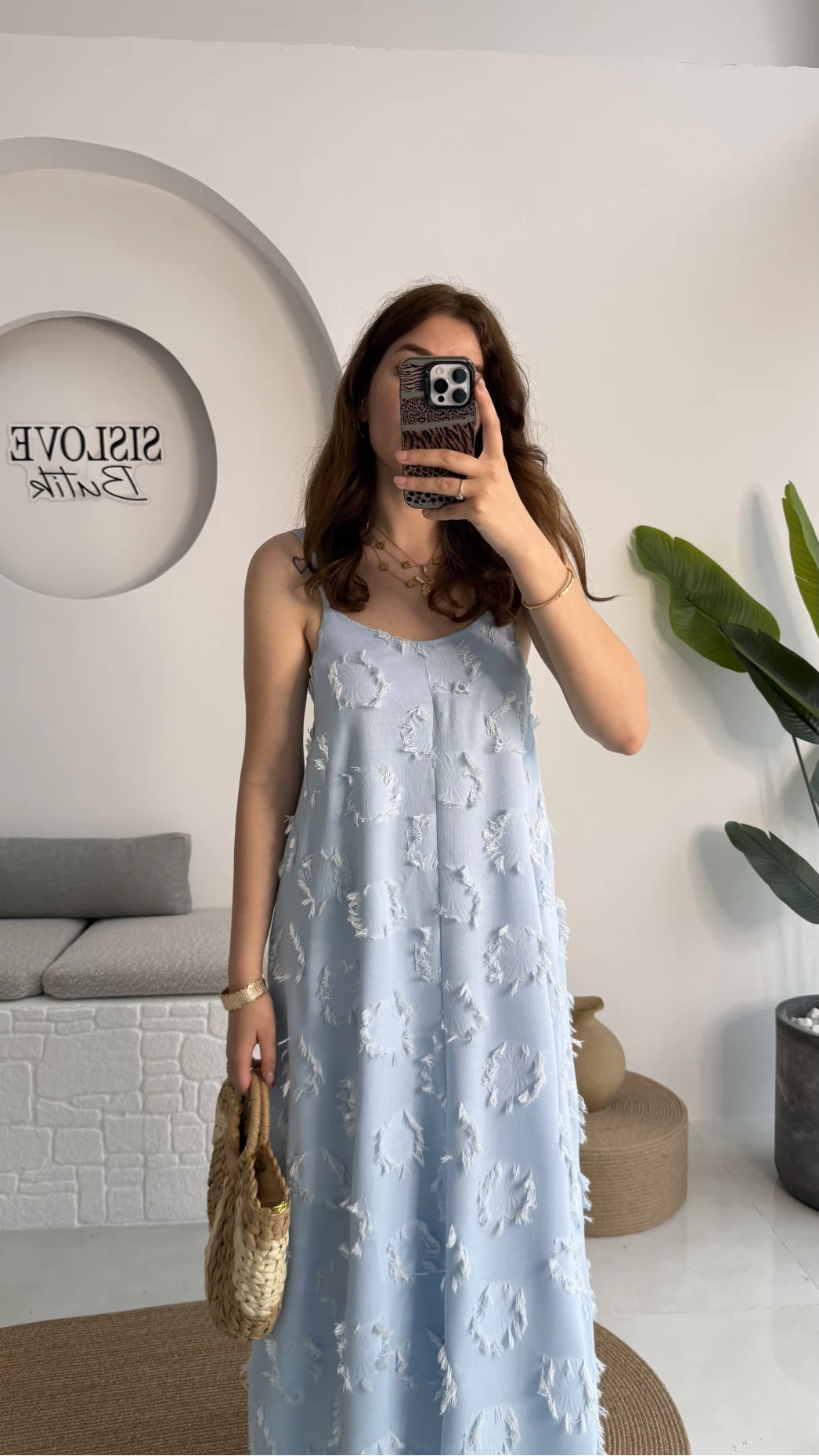 ELBİSE Püskül Elbise - Bebe Mavisi - 3060